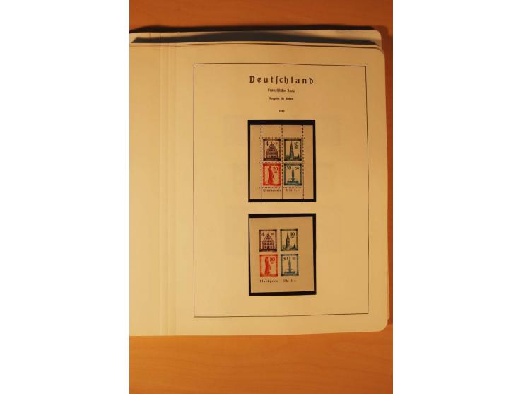 1859/1980 (ca.), postfrischer, ungebrauchter und gestempelter Posten, dabei Sammlung Bund mit Posthorn, Berlin mit Bl.1, Fran