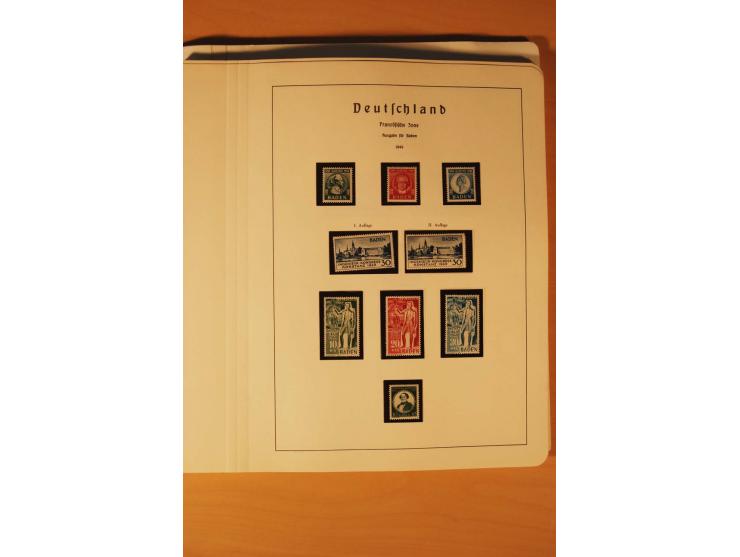 1859/1980 (ca.), postfrischer, ungebrauchter und gestempelter Posten, dabei Sammlung Bund mit Posthorn, Berlin mit Bl.1, Fran