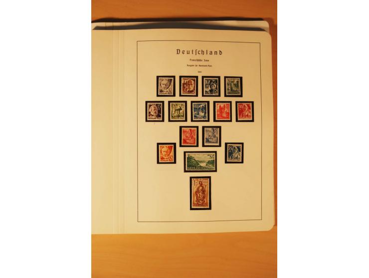 1859/1980 (ca.), postfrischer, ungebrauchter und gestempelter Posten, dabei Sammlung Bund mit Posthorn, Berlin mit Bl.1, Fran