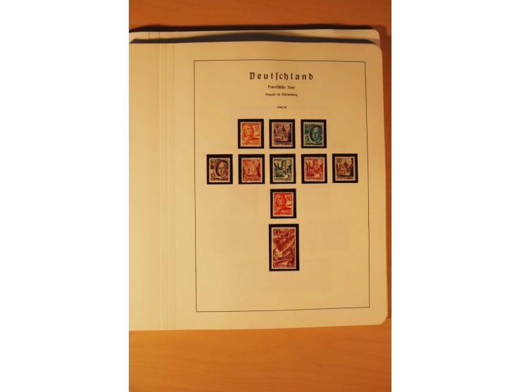 1859/1980 (ca.), postfrischer, ungebrauchter und gestempelter Posten, dabei Sammlung Bund mit Posthorn, Berlin mit Bl.1, Fran