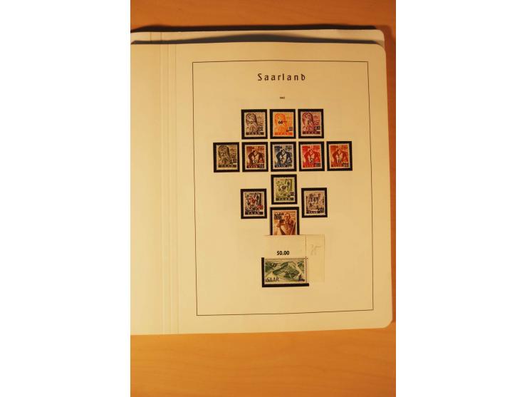 1859/1980 (ca.), postfrischer, ungebrauchter und gestempelter Posten, dabei Sammlung Bund mit Posthorn, Berlin mit Bl.1, Fran