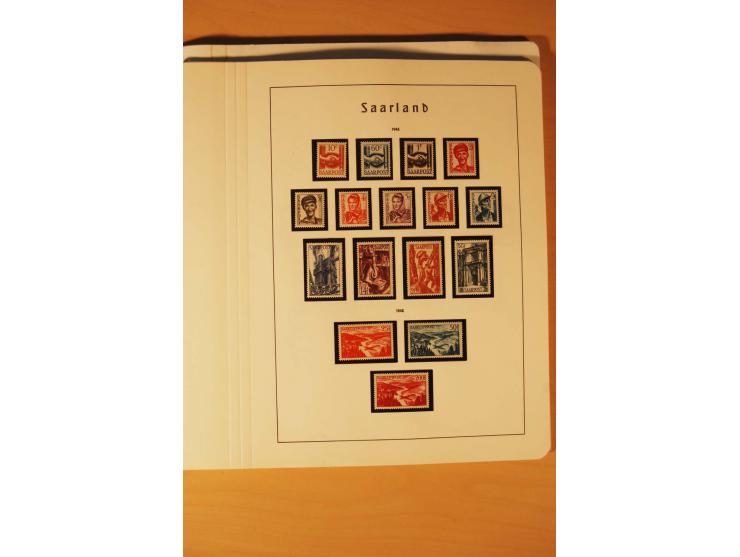 1859/1980 (ca.), postfrischer, ungebrauchter und gestempelter Posten, dabei Sammlung Bund mit Posthorn, Berlin mit Bl.1, Fran