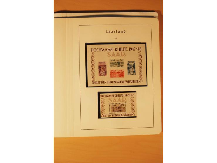1859/1980 (ca.), postfrischer, ungebrauchter und gestempelter Posten, dabei Sammlung Bund mit Posthorn, Berlin mit Bl.1, Fran