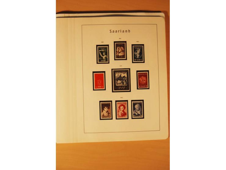 1859/1980 (ca.), postfrischer, ungebrauchter und gestempelter Posten, dabei Sammlung Bund mit Posthorn, Berlin mit Bl.1, Fran