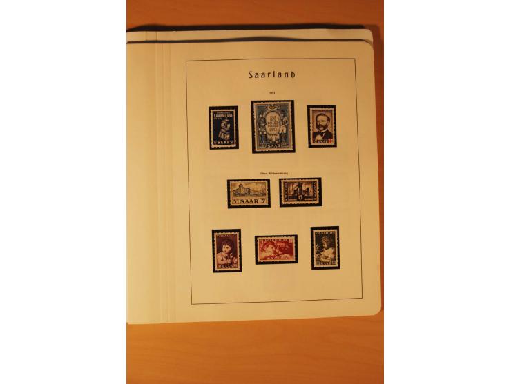 1859/1980 (ca.), postfrischer, ungebrauchter und gestempelter Posten, dabei Sammlung Bund mit Posthorn, Berlin mit Bl.1, Fran