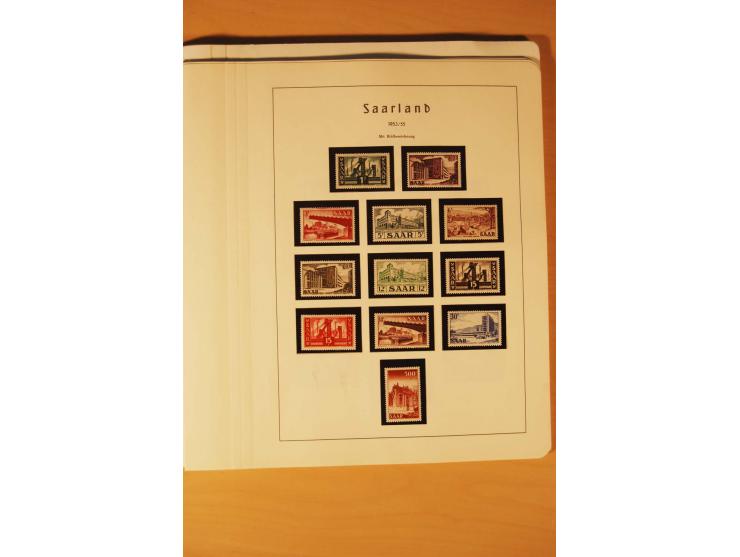 1859/1980 (ca.), postfrischer, ungebrauchter und gestempelter Posten, dabei Sammlung Bund mit Posthorn, Berlin mit Bl.1, Fran