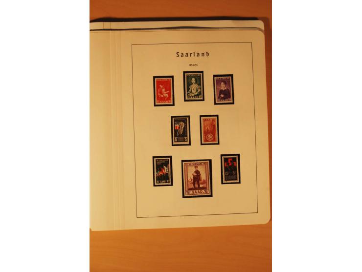 1859/1980 (ca.), postfrischer, ungebrauchter und gestempelter Posten, dabei Sammlung Bund mit Posthorn, Berlin mit Bl.1, Fran