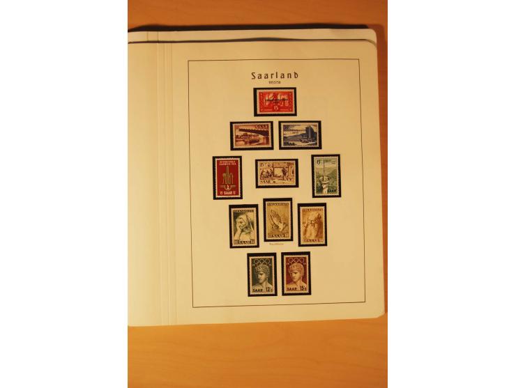 1859/1980 (ca.), postfrischer, ungebrauchter und gestempelter Posten, dabei Sammlung Bund mit Posthorn, Berlin mit Bl.1, Fran