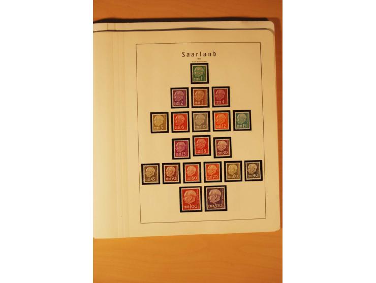 1859/1980 (ca.), postfrischer, ungebrauchter und gestempelter Posten, dabei Sammlung Bund mit Posthorn, Berlin mit Bl.1, Fran