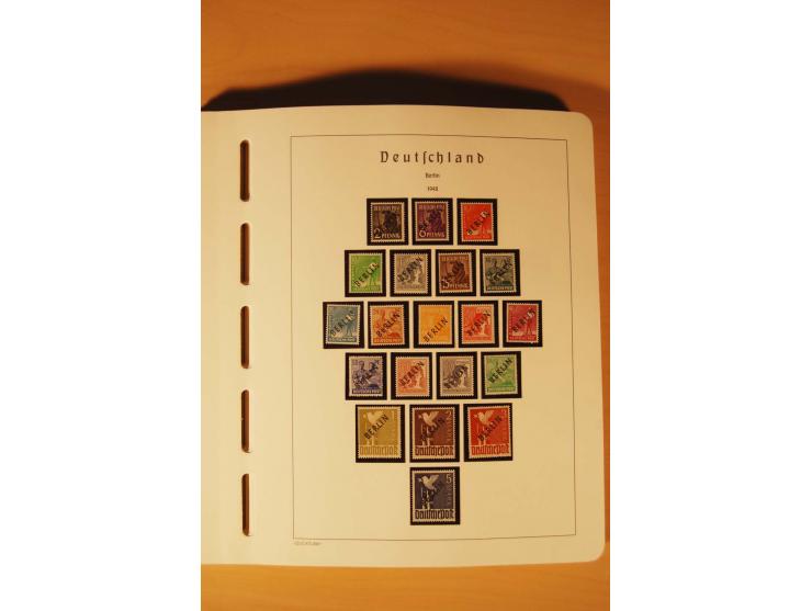1859/1980 (ca.), postfrischer, ungebrauchter und gestempelter Posten, dabei Sammlung Bund mit Posthorn, Berlin mit Bl.1, Fran