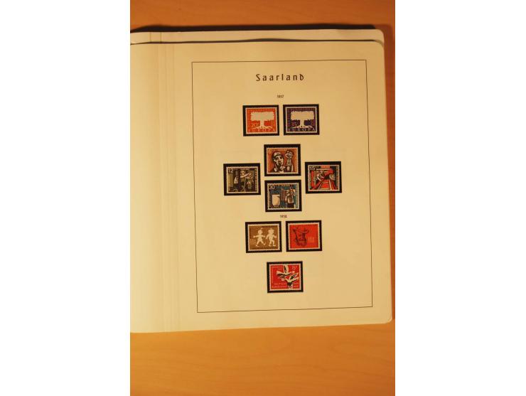 1859/1980 (ca.), postfrischer, ungebrauchter und gestempelter Posten, dabei Sammlung Bund mit Posthorn, Berlin mit Bl.1, Fran