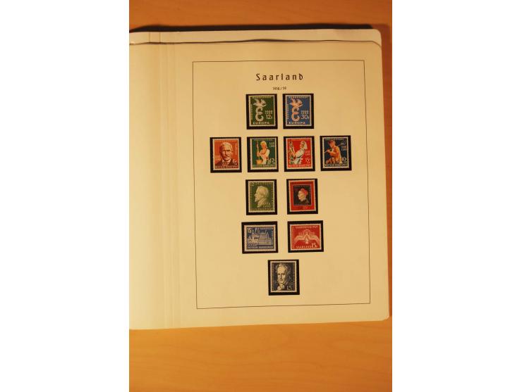 1859/1980 (ca.), postfrischer, ungebrauchter und gestempelter Posten, dabei Sammlung Bund mit Posthorn, Berlin mit Bl.1, Fran