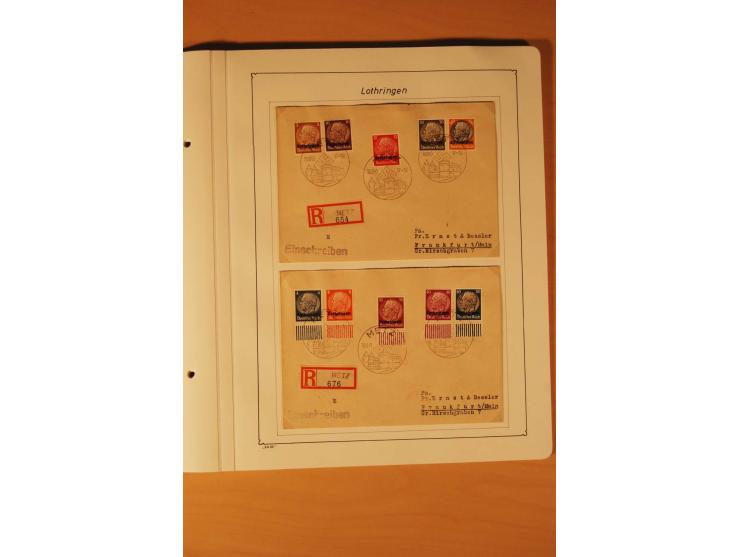 1859/1980 (ca.), postfrischer, ungebrauchter und gestempelter Posten, dabei Sammlung Bund mit Posthorn, Berlin mit Bl.1, Fran