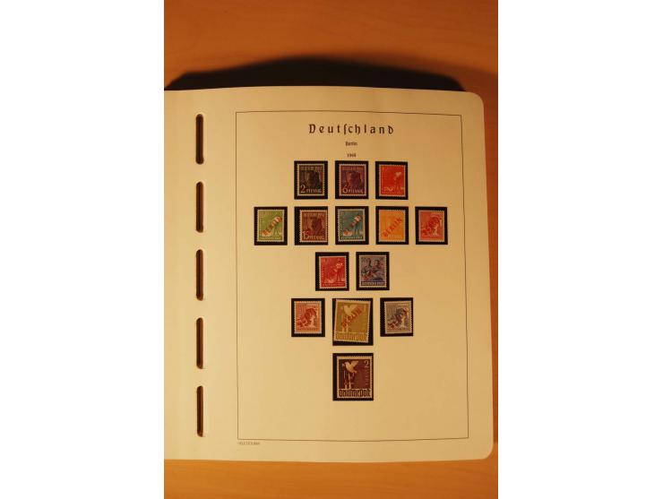1859/1980 (ca.), postfrischer, ungebrauchter und gestempelter Posten, dabei Sammlung Bund mit Posthorn, Berlin mit Bl.1, Fran