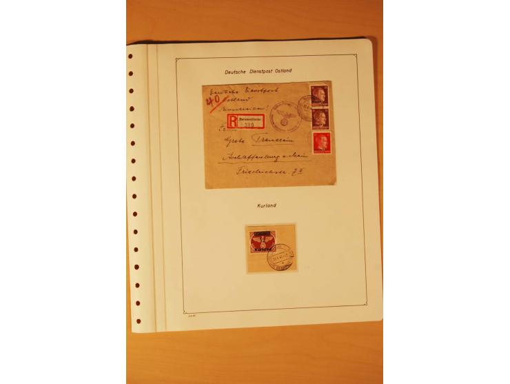 1859/1980 (ca.), postfrischer, ungebrauchter und gestempelter Posten, dabei Sammlung Bund mit Posthorn, Berlin mit Bl.1, Fran