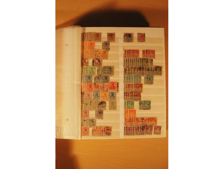 1859/1980 (ca.), postfrischer, ungebrauchter und gestempelter Posten, dabei Sammlung Bund mit Posthorn, Berlin mit Bl.1, Fran