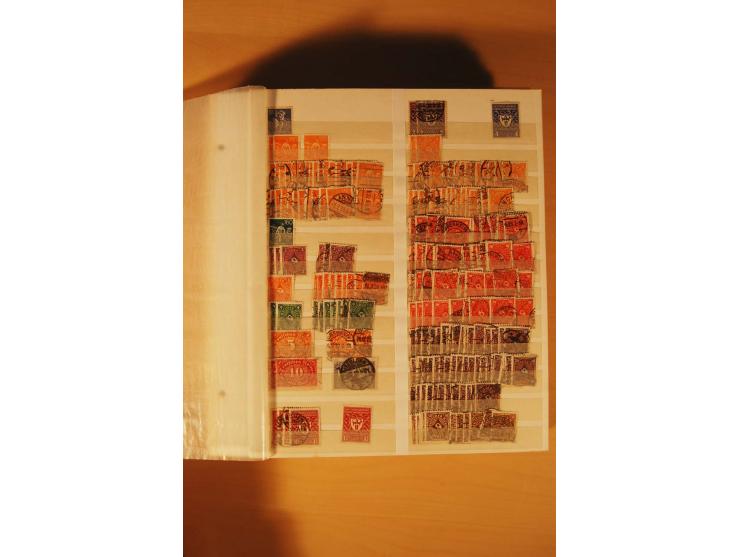 1859/1980 (ca.), postfrischer, ungebrauchter und gestempelter Posten, dabei Sammlung Bund mit Posthorn, Berlin mit Bl.1, Fran