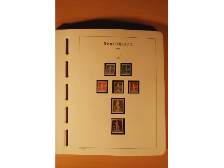 1859/1980 (ca.), postfrischer, ungebrauchter und gestempelter Posten, dabei Sammlung Bund mit Posthorn, Berlin mit Bl.1, Fran