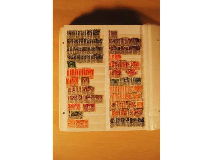 1859/1980 (ca.), postfrischer, ungebrauchter und gestempelter Posten, dabei Sammlung Bund mit Posthorn, Berlin mit Bl.1, Fran