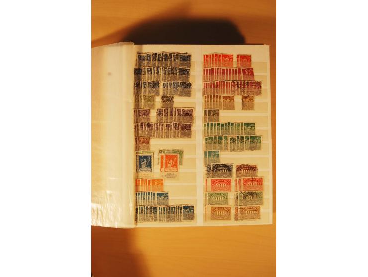 1859/1980 (ca.), postfrischer, ungebrauchter und gestempelter Posten, dabei Sammlung Bund mit Posthorn, Berlin mit Bl.1, Fran