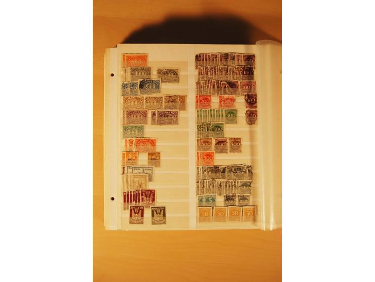1859/1980 (ca.), postfrischer, ungebrauchter und gestempelter Posten, dabei Sammlung Bund mit Posthorn, Berlin mit Bl.1, Fran