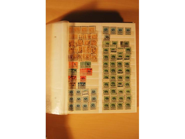 1859/1980 (ca.), postfrischer, ungebrauchter und gestempelter Posten, dabei Sammlung Bund mit Posthorn, Berlin mit Bl.1, Fran