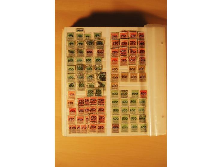 1859/1980 (ca.), postfrischer, ungebrauchter und gestempelter Posten, dabei Sammlung Bund mit Posthorn, Berlin mit Bl.1, Fran