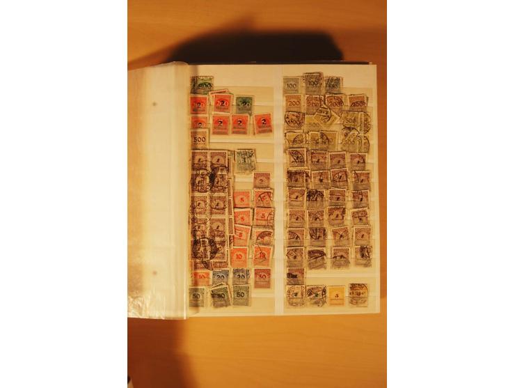 1859/1980 (ca.), postfrischer, ungebrauchter und gestempelter Posten, dabei Sammlung Bund mit Posthorn, Berlin mit Bl.1, Fran