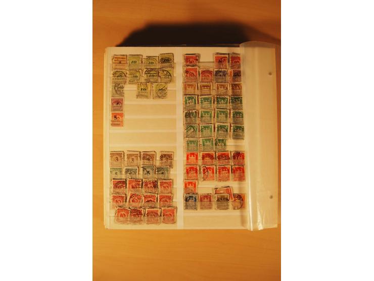 1859/1980 (ca.), postfrischer, ungebrauchter und gestempelter Posten, dabei Sammlung Bund mit Posthorn, Berlin mit Bl.1, Fran