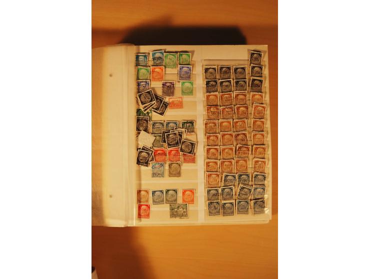 1859/1980 (ca.), postfrischer, ungebrauchter und gestempelter Posten, dabei Sammlung Bund mit Posthorn, Berlin mit Bl.1, Fran