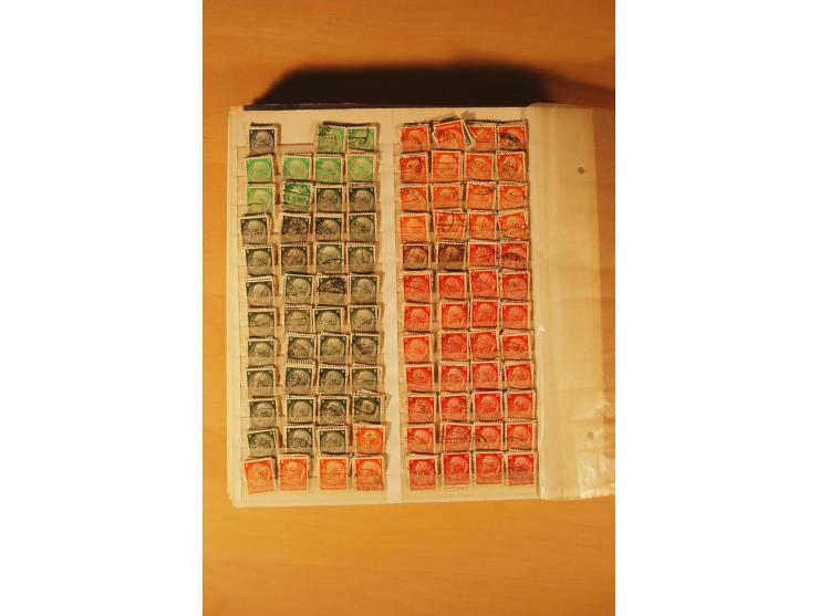 1859/1980 (ca.), postfrischer, ungebrauchter und gestempelter Posten, dabei Sammlung Bund mit Posthorn, Berlin mit Bl.1, Fran