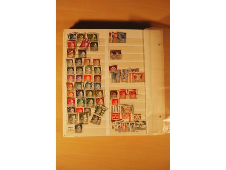 1859/1980 (ca.), postfrischer, ungebrauchter und gestempelter Posten, dabei Sammlung Bund mit Posthorn, Berlin mit Bl.1, Fran