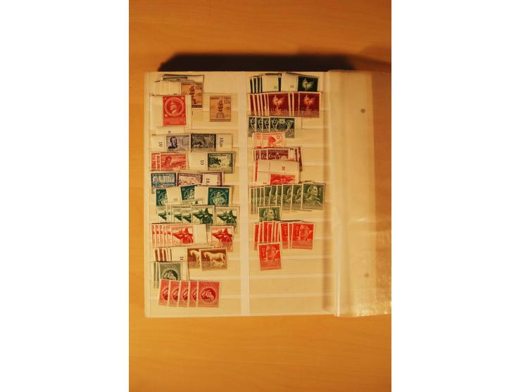 1859/1980 (ca.), postfrischer, ungebrauchter und gestempelter Posten, dabei Sammlung Bund mit Posthorn, Berlin mit Bl.1, Fran