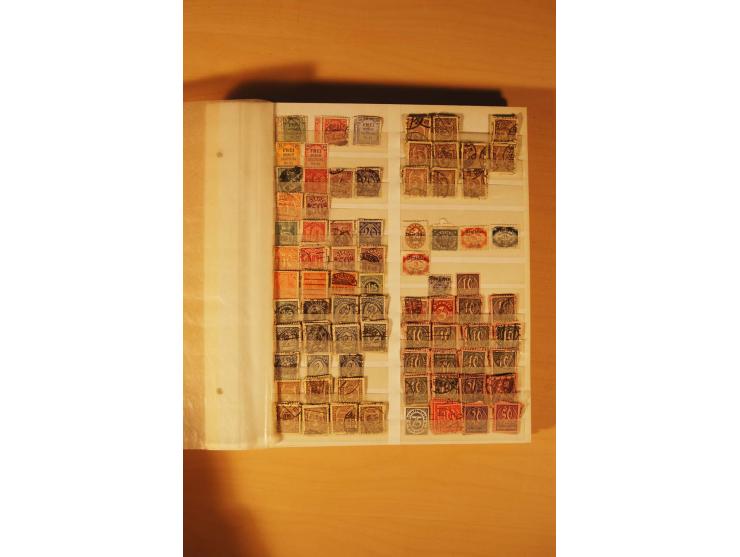 1859/1980 (ca.), postfrischer, ungebrauchter und gestempelter Posten, dabei Sammlung Bund mit Posthorn, Berlin mit Bl.1, Fran
