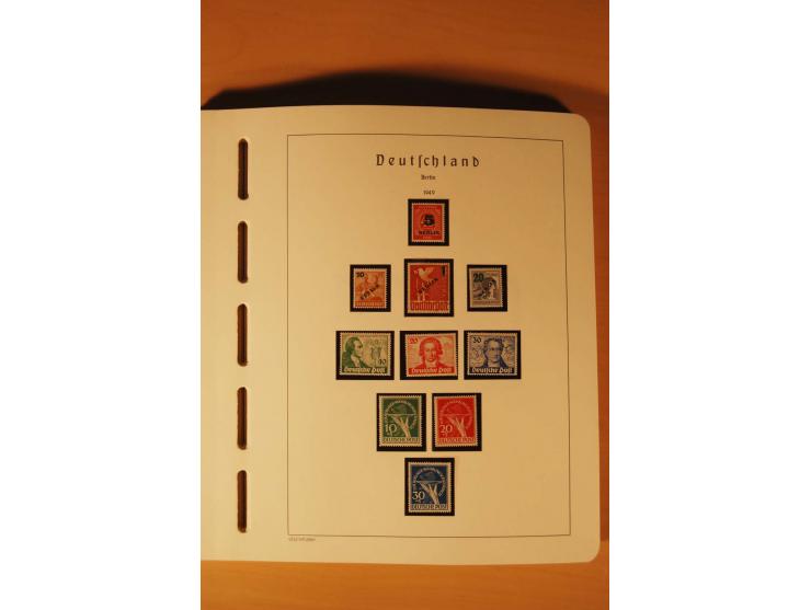1859/1980 (ca.), postfrischer, ungebrauchter und gestempelter Posten, dabei Sammlung Bund mit Posthorn, Berlin mit Bl.1, Fran