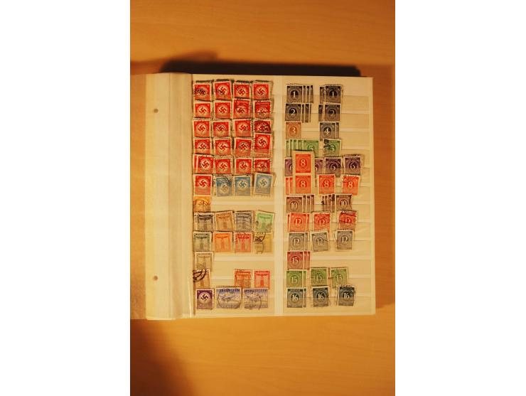 1859/1980 (ca.), postfrischer, ungebrauchter und gestempelter Posten, dabei Sammlung Bund mit Posthorn, Berlin mit Bl.1, Fran