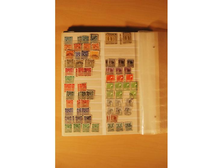1859/1980 (ca.), postfrischer, ungebrauchter und gestempelter Posten, dabei Sammlung Bund mit Posthorn, Berlin mit Bl.1, Fran