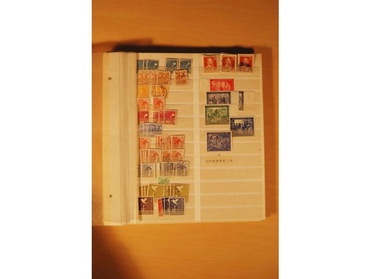 1859/1980 (ca.), postfrischer, ungebrauchter und gestempelter Posten, dabei Sammlung Bund mit Posthorn, Berlin mit Bl.1, Fran