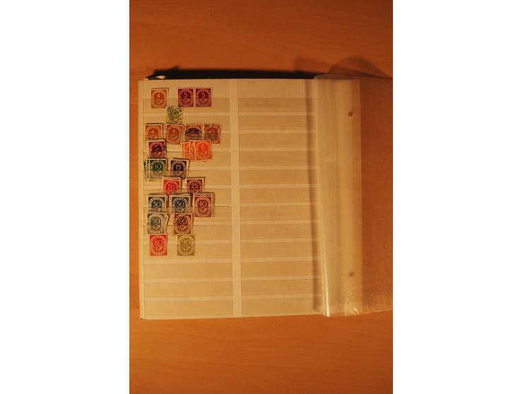 1859/1980 (ca.), postfrischer, ungebrauchter und gestempelter Posten, dabei Sammlung Bund mit Posthorn, Berlin mit Bl.1, Fran