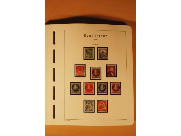 1859/1980 (ca.), postfrischer, ungebrauchter und gestempelter Posten, dabei Sammlung Bund mit Posthorn, Berlin mit Bl.1, Fran