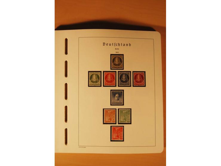 1859/1980 (ca.), postfrischer, ungebrauchter und gestempelter Posten, dabei Sammlung Bund mit Posthorn, Berlin mit Bl.1, Fran