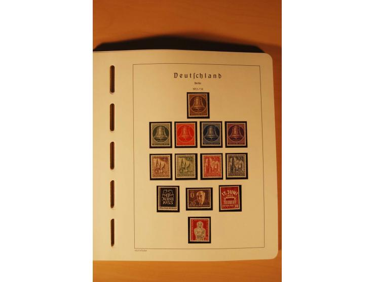 1859/1980 (ca.), postfrischer, ungebrauchter und gestempelter Posten, dabei Sammlung Bund mit Posthorn, Berlin mit Bl.1, Fran