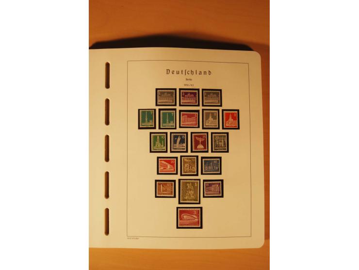1859/1980 (ca.), postfrischer, ungebrauchter und gestempelter Posten, dabei Sammlung Bund mit Posthorn, Berlin mit Bl.1, Fran