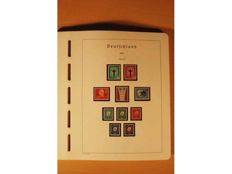 1859/1980 (ca.), postfrischer, ungebrauchter und gestempelter Posten, dabei Sammlung Bund mit Posthorn, Berlin mit Bl.1, Fran