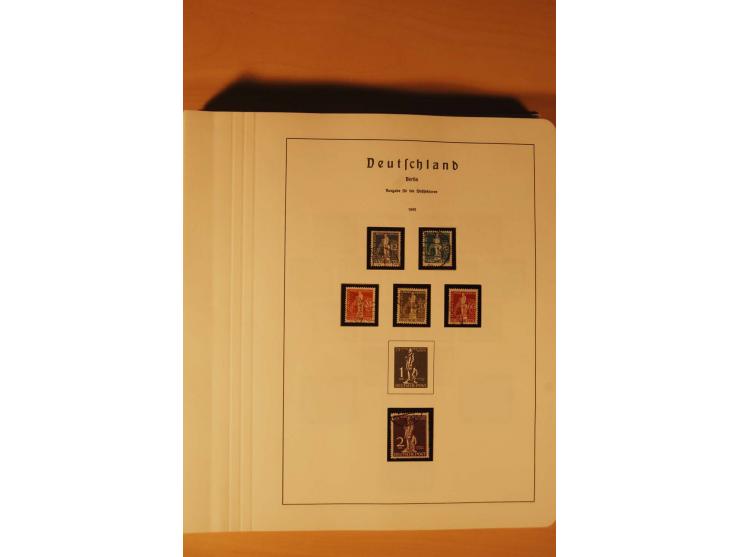 1859/1980 (ca.), postfrischer, ungebrauchter und gestempelter Posten, dabei Sammlung Bund mit Posthorn, Berlin mit Bl.1, Fran