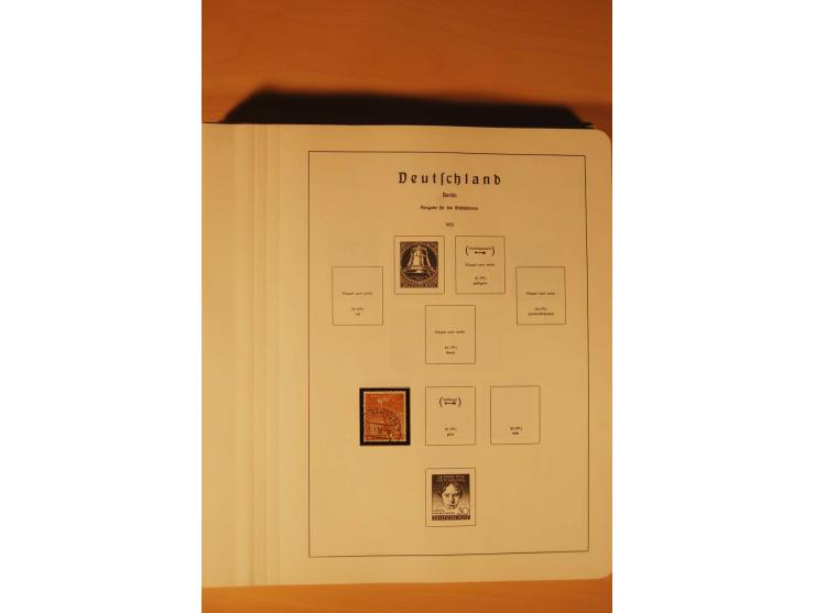 1859/1980 (ca.), postfrischer, ungebrauchter und gestempelter Posten, dabei Sammlung Bund mit Posthorn, Berlin mit Bl.1, Fran