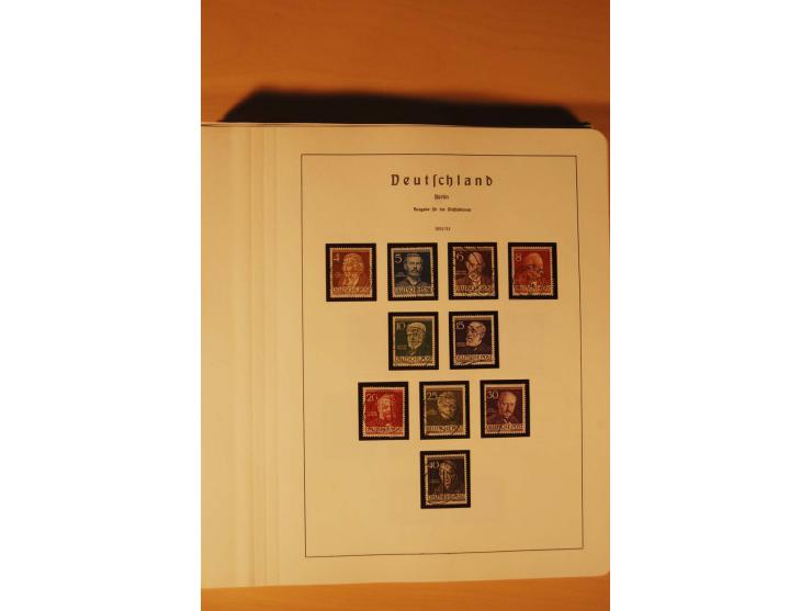 1859/1980 (ca.), postfrischer, ungebrauchter und gestempelter Posten, dabei Sammlung Bund mit Posthorn, Berlin mit Bl.1, Fran