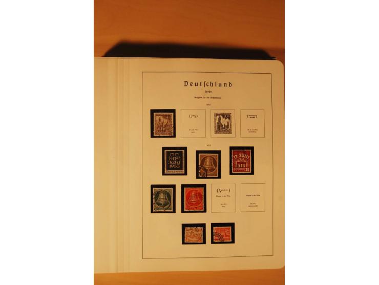 1859/1980 (ca.), postfrischer, ungebrauchter und gestempelter Posten, dabei Sammlung Bund mit Posthorn, Berlin mit Bl.1, Fran