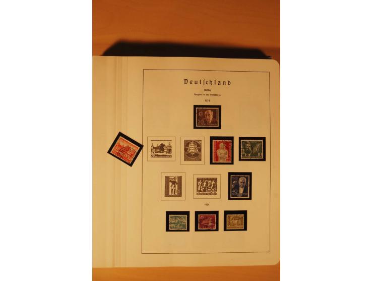 1859/1980 (ca.), postfrischer, ungebrauchter und gestempelter Posten, dabei Sammlung Bund mit Posthorn, Berlin mit Bl.1, Fran