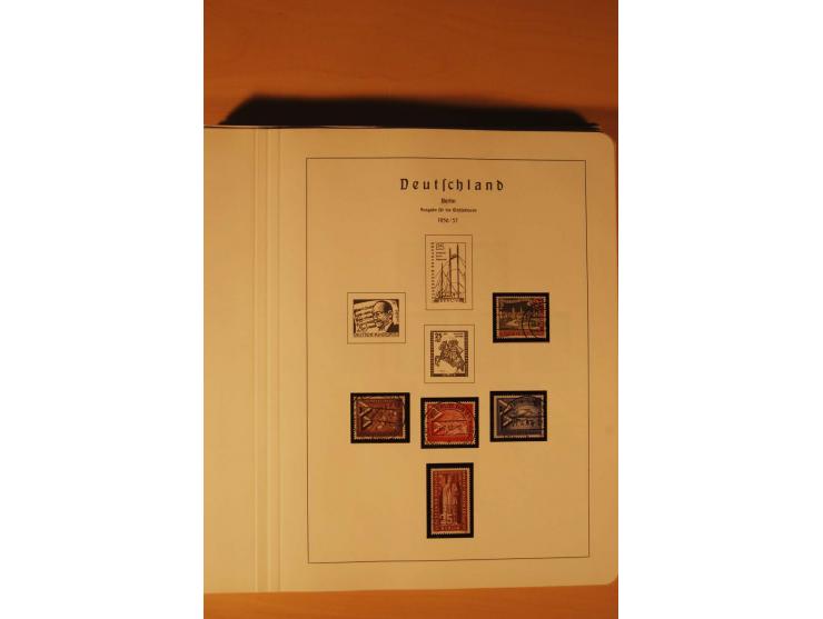 1859/1980 (ca.), postfrischer, ungebrauchter und gestempelter Posten, dabei Sammlung Bund mit Posthorn, Berlin mit Bl.1, Fran